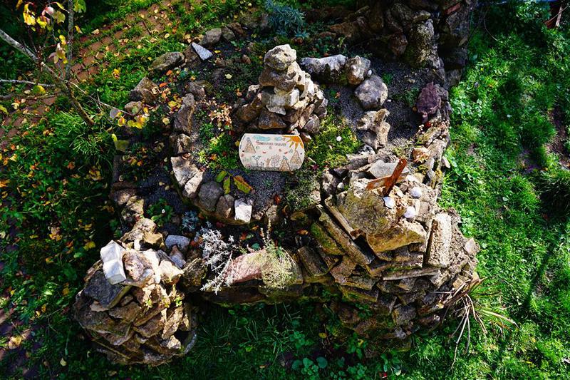 Kräuterspirale im Hortus Felix. Foto: Markus Gastl